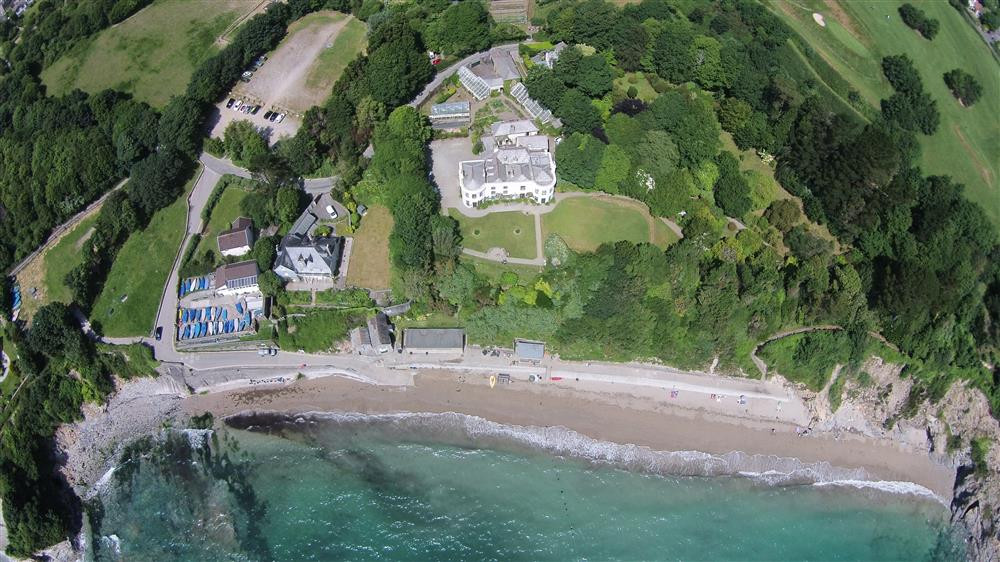 Birds eye view of Porthpean House