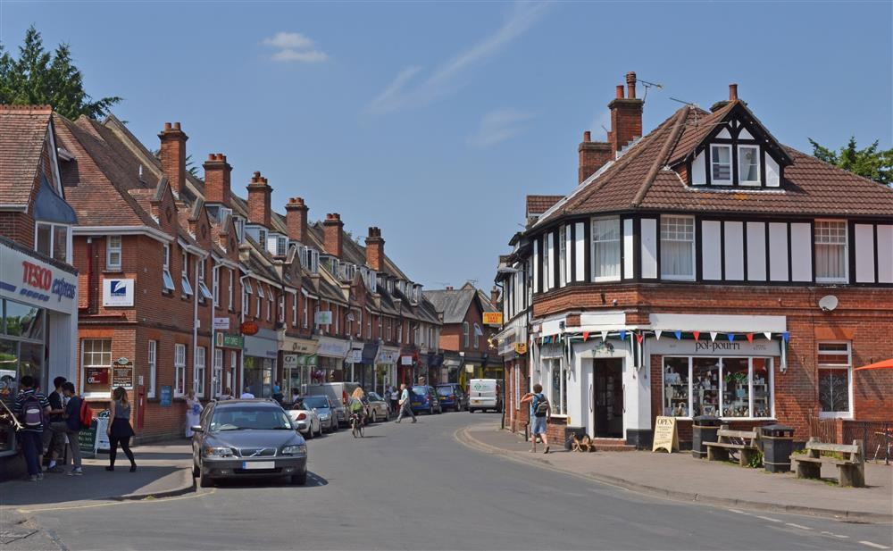 Nearby village of Brockenhurst