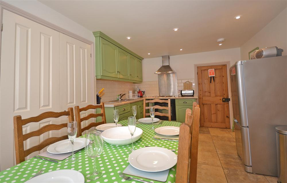 The dining area