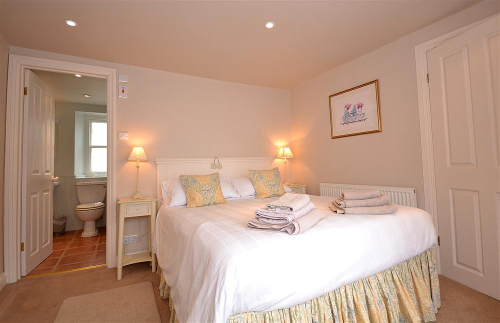 Another view of the master bedroom, showing the door into the en-suite