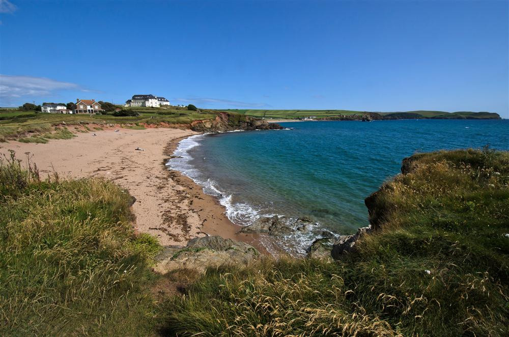 Thurlestone beach from the coastal path