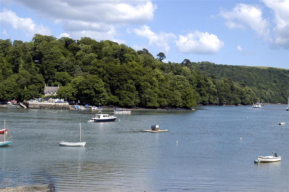 Dittisham Lake, a sheltered spot for boating.