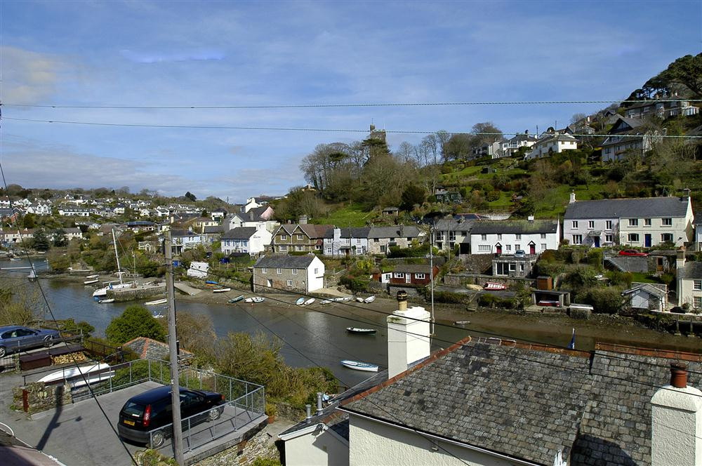 The view of the creek from the master bedroom.