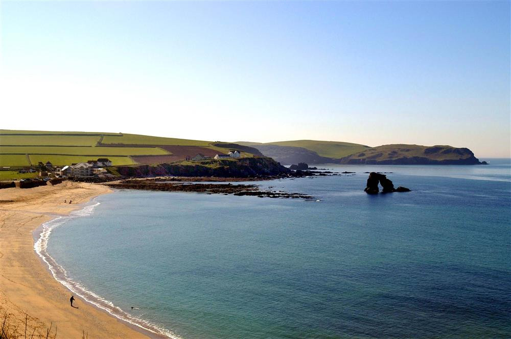 Nearby Thurlestone Sands, a mile from Court Barton.
