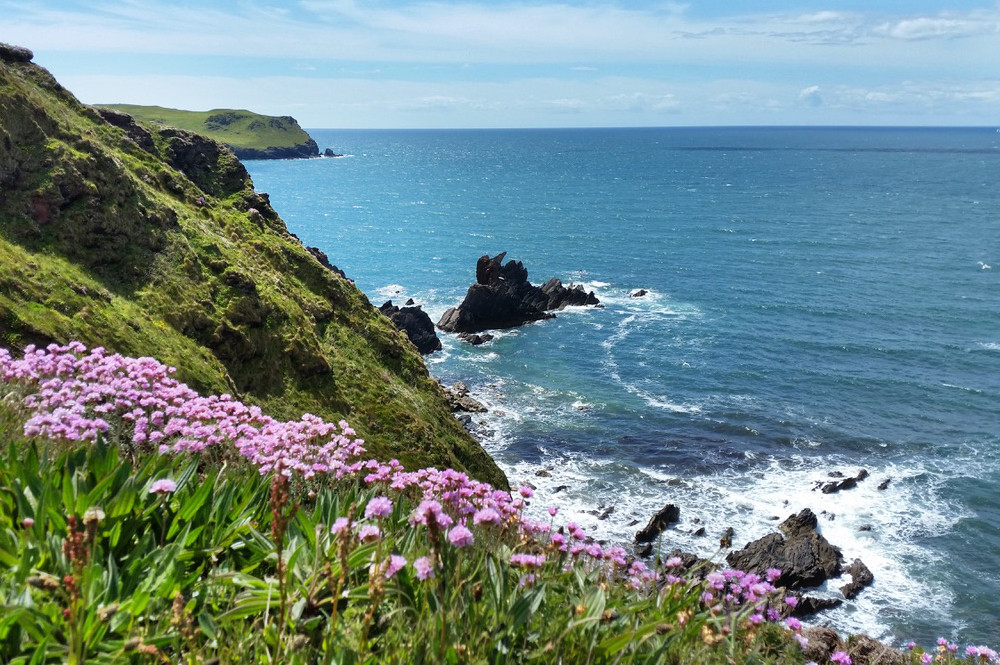 Cliffs between Thurlestone and Hope Cove 