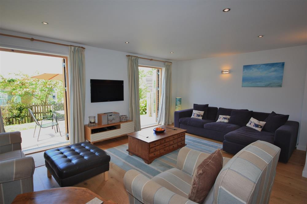 The comfortable spacious living room