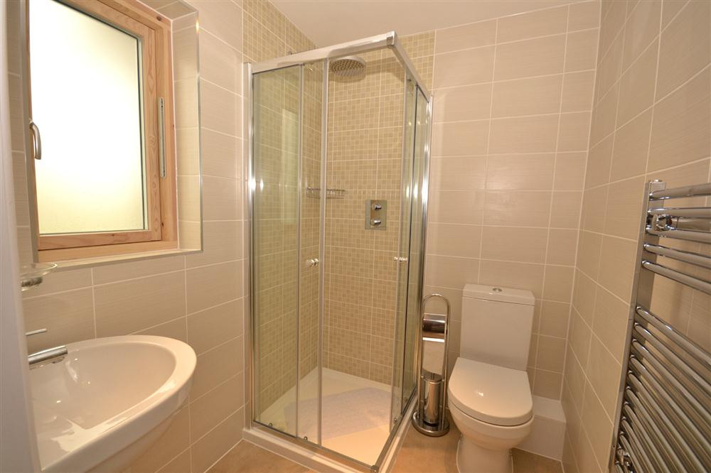 The master bedroom en-suite shower room