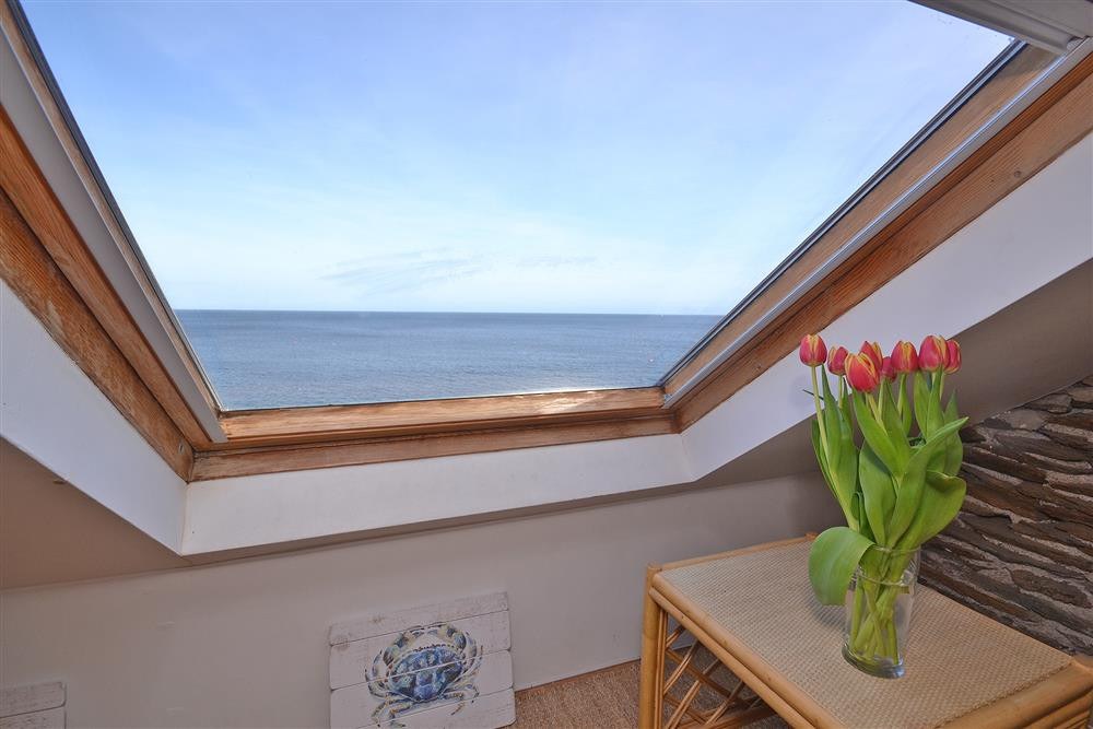 The sea view from the loft.