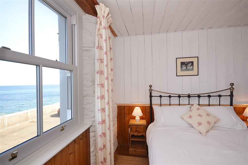 Lovely sea views from the double bedroom.