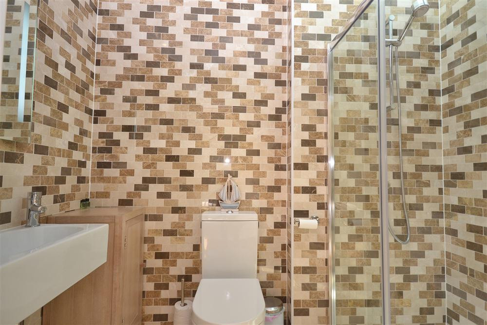 The master bedroom en-suite shower room