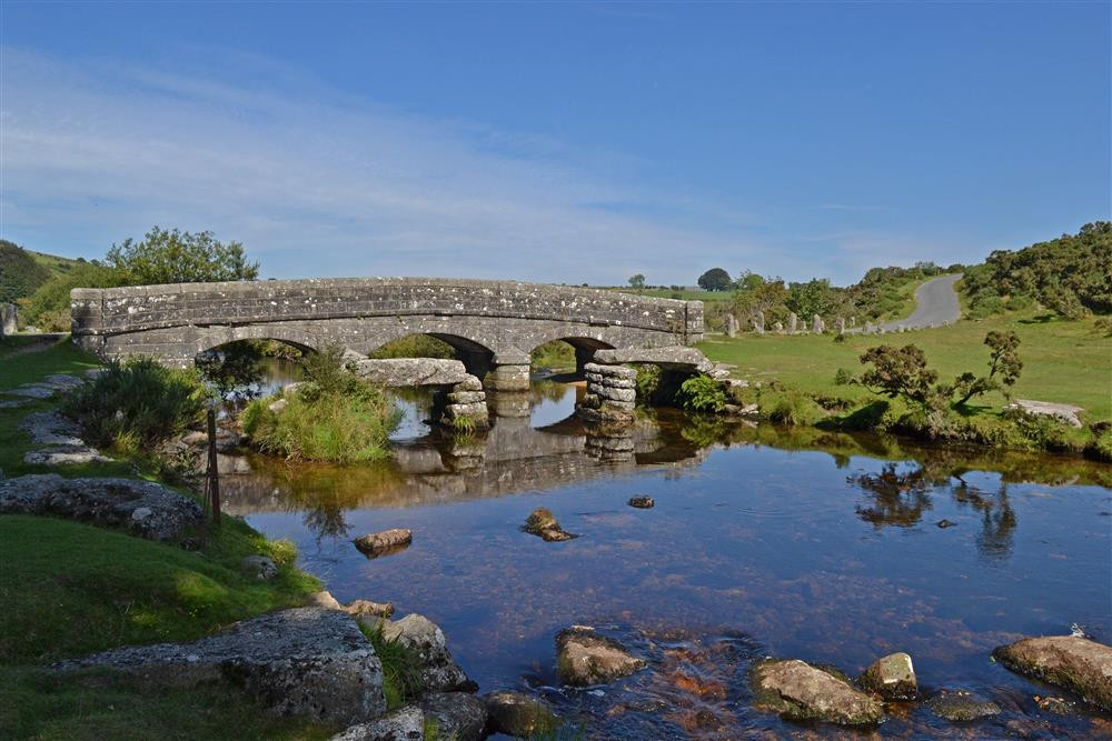 A Dartmoor clapper bridge.