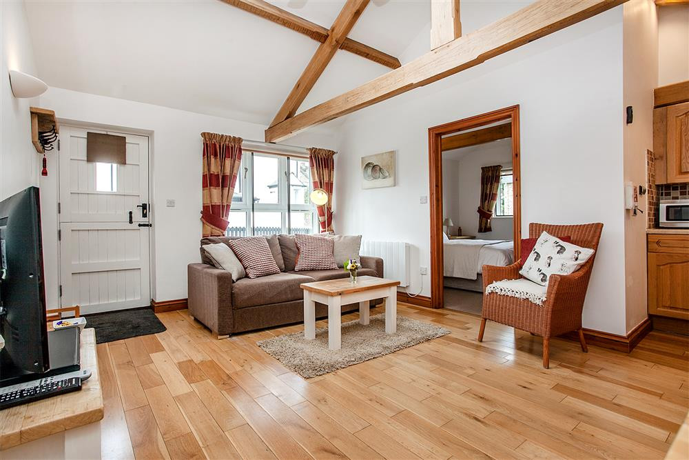 The comfortable living area (with sofa bed if required)