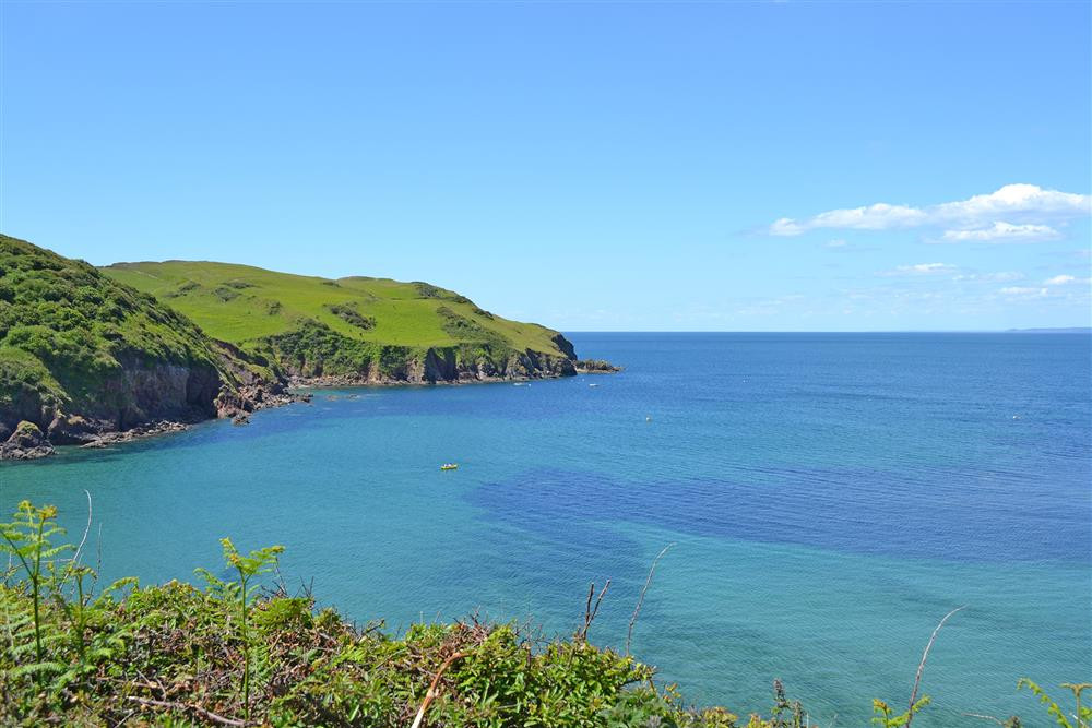 The nearby coast path
