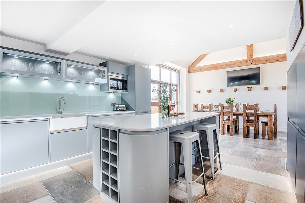 The luxurious kitchen