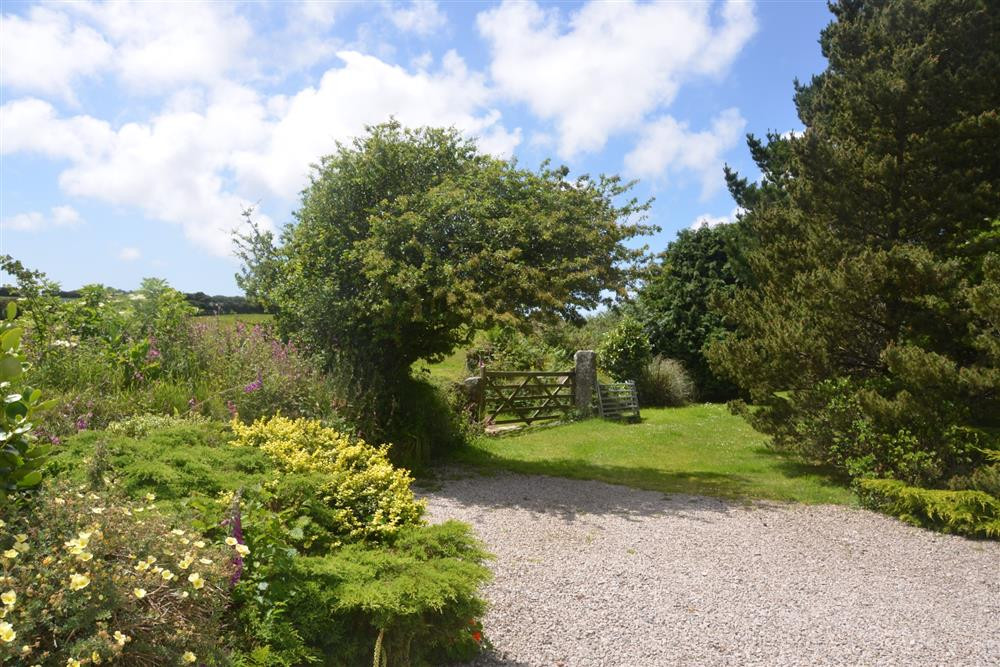 View up the bridleway from Tremerth