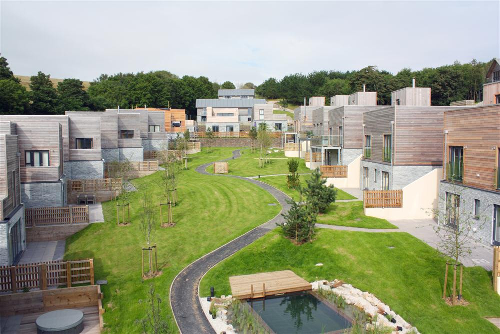 The valley section of the complex