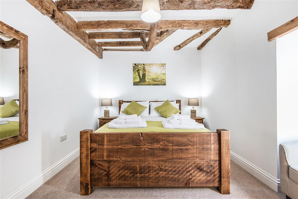 The sumptuous bedroom on the ground floor