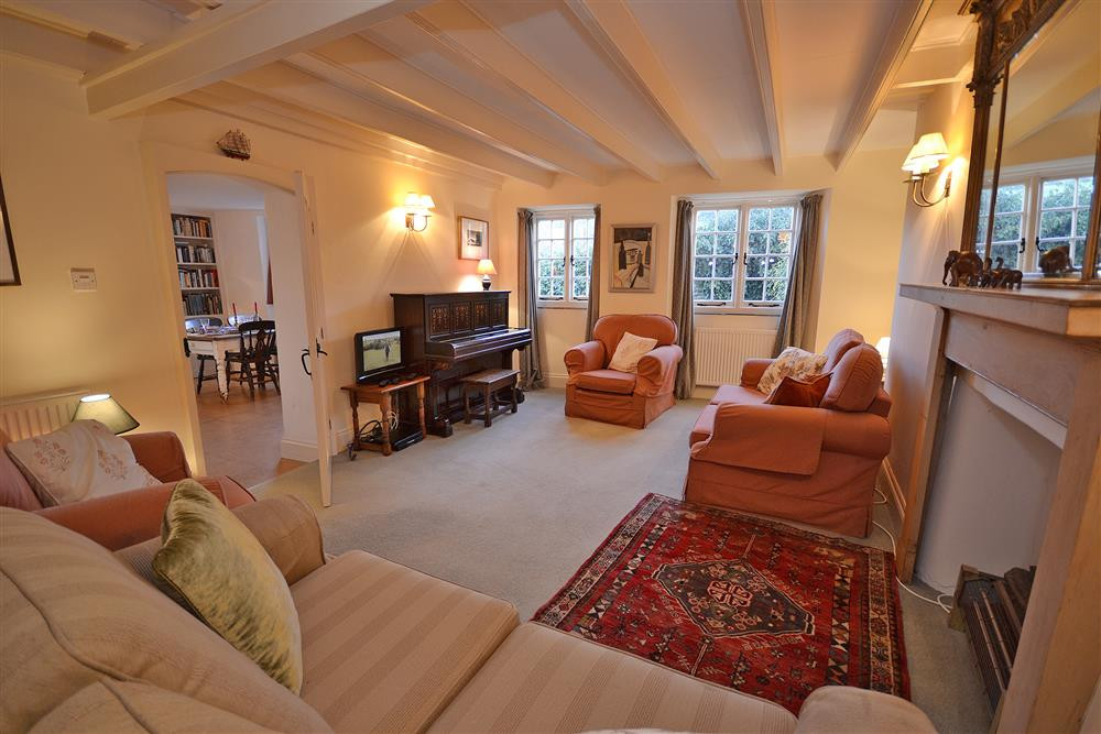 The comfortable sitting room.