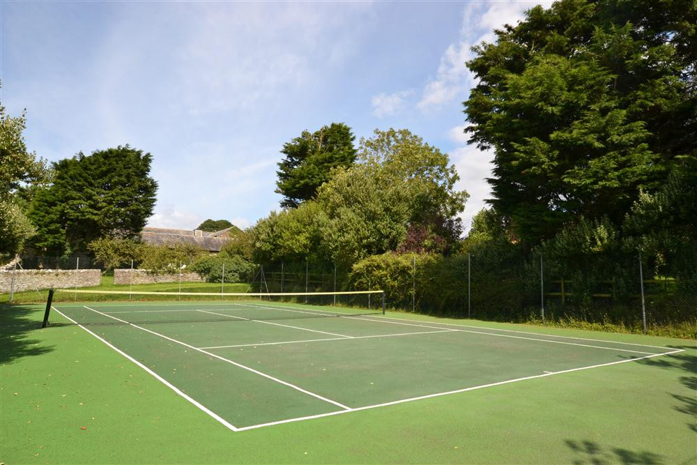 The tennis court