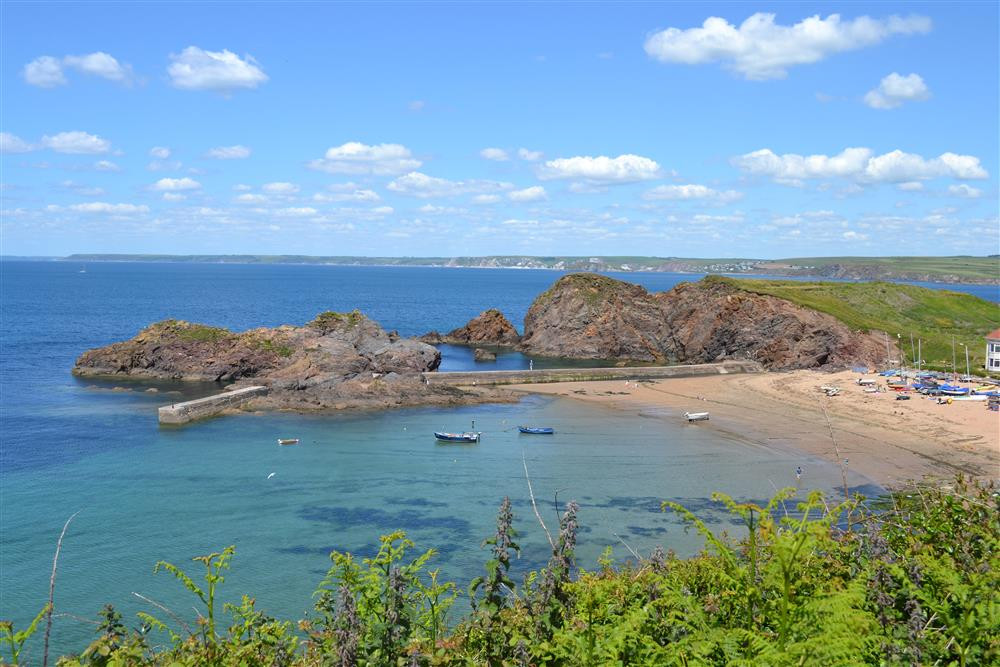 Another view of the beach at Hope Cove.