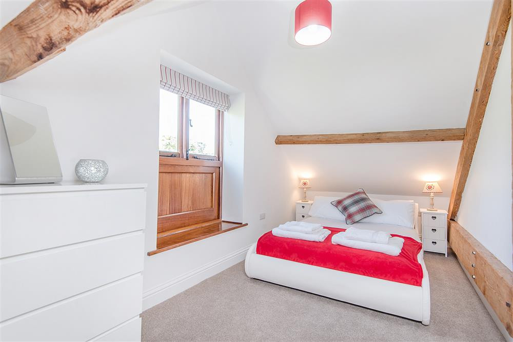 The double bedroom with countryside views