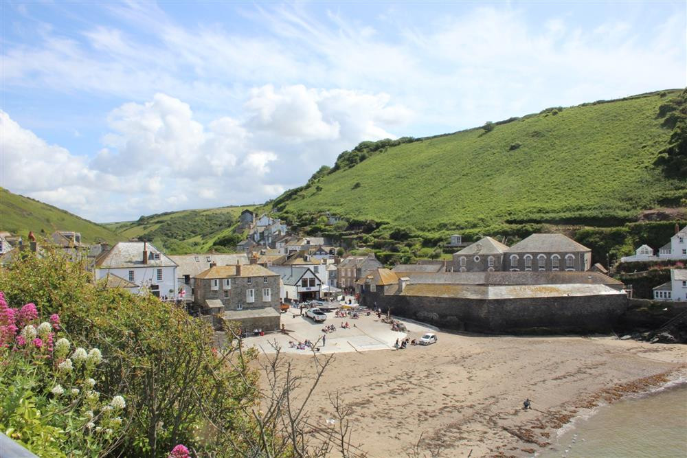 Port Isaac harbour and village 