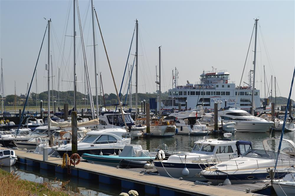 Nearby town of Lymington