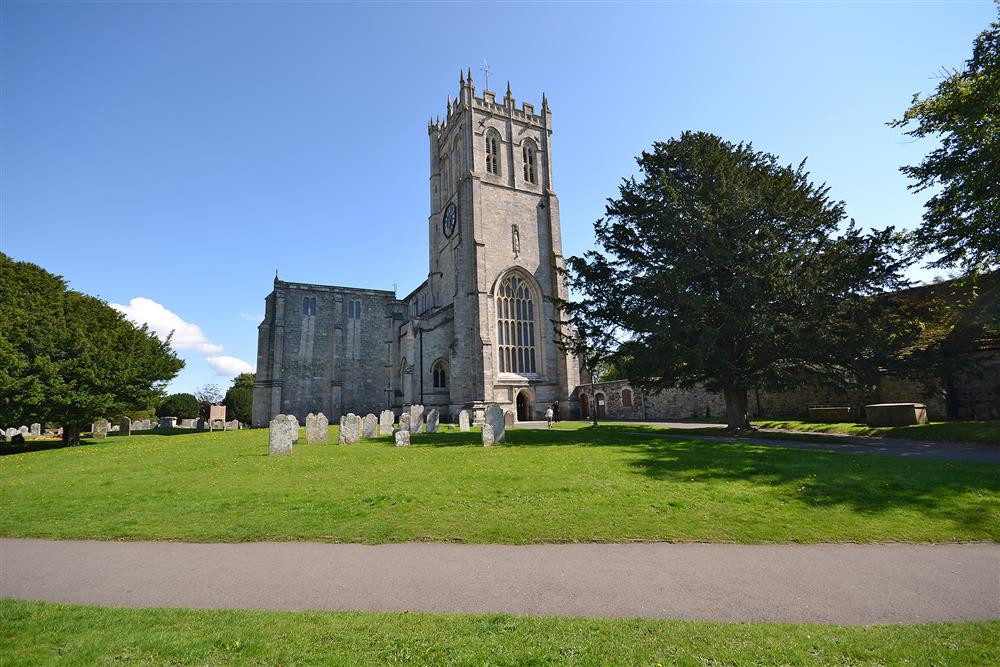Christchurch Priory, a 2 minute walk
