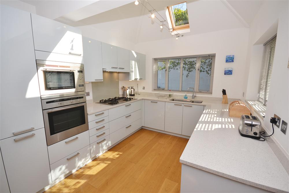 The very modern kitchen.