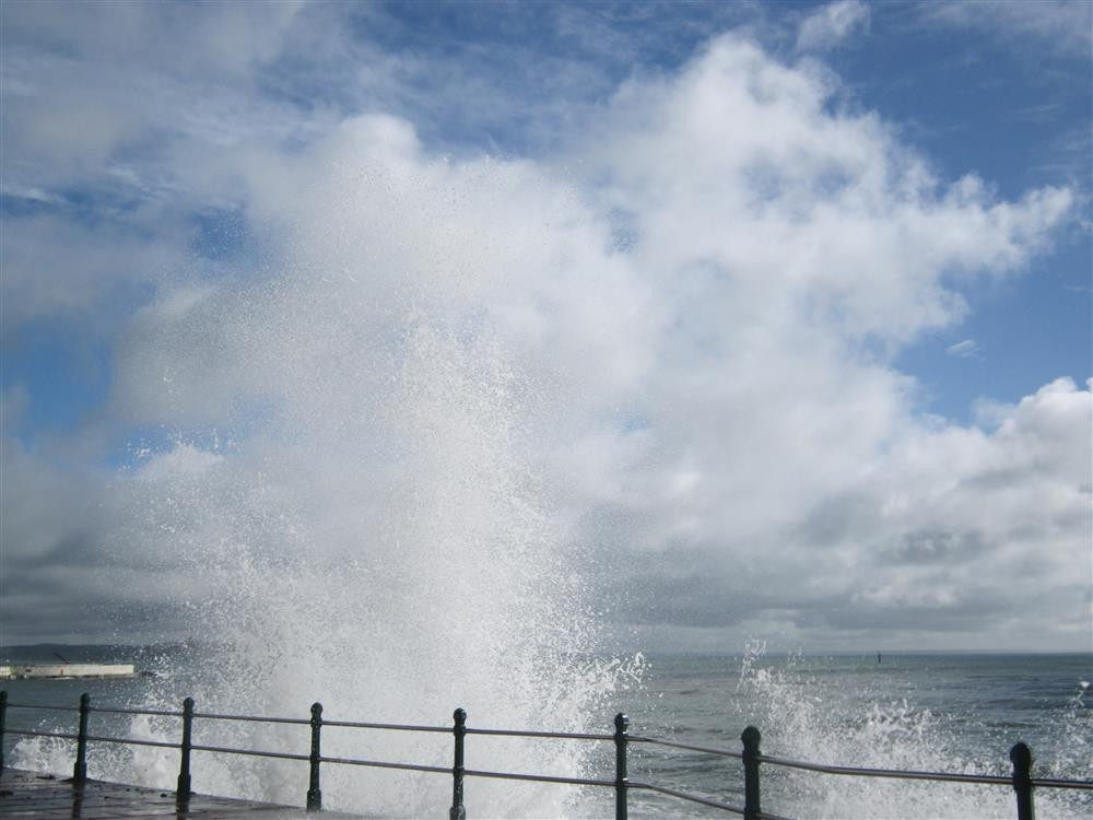 Penzance sea waves