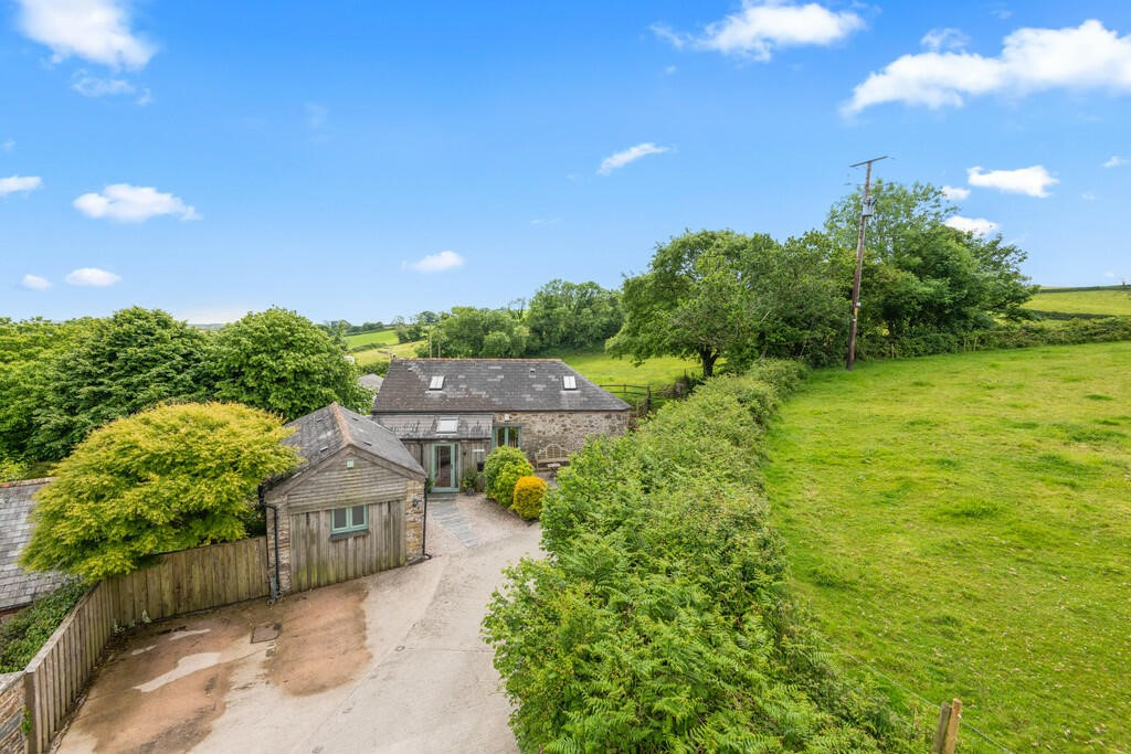 Drone shot of Little Cumery