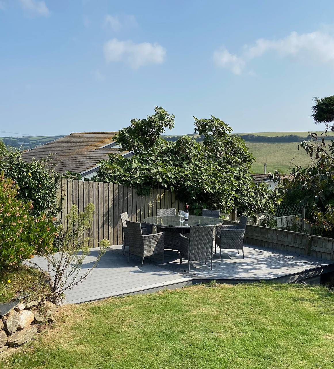 Outside seating area