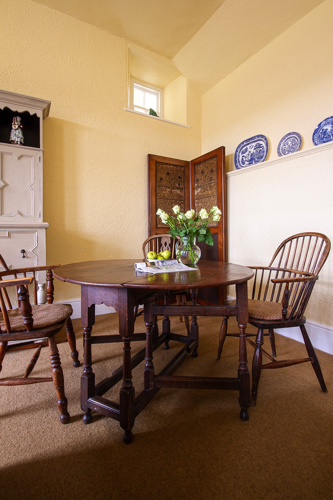 Games table in living room