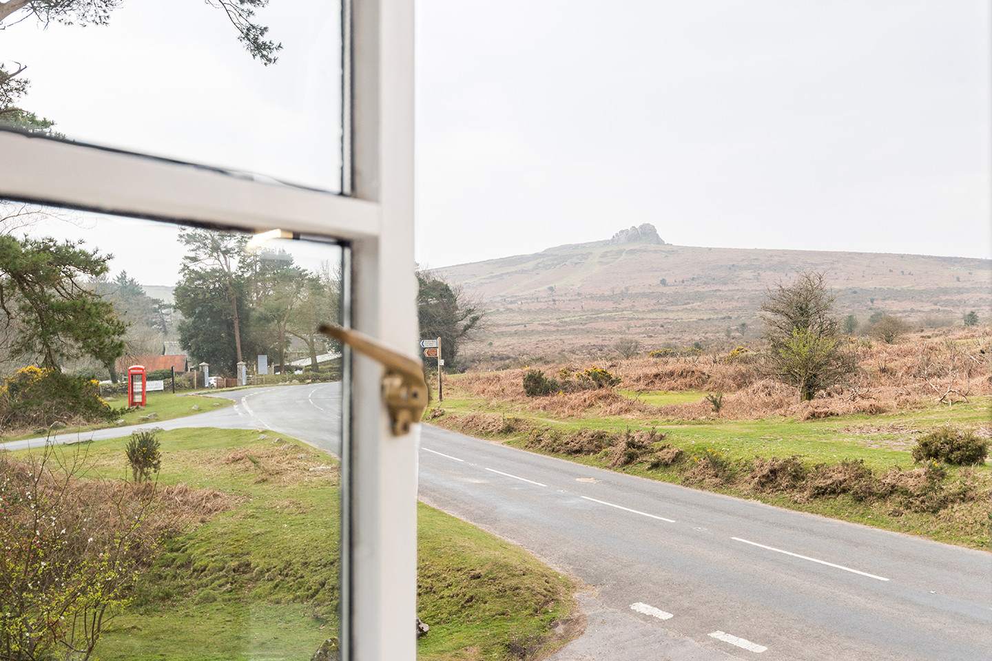 Views of Haytor from the kitchen.