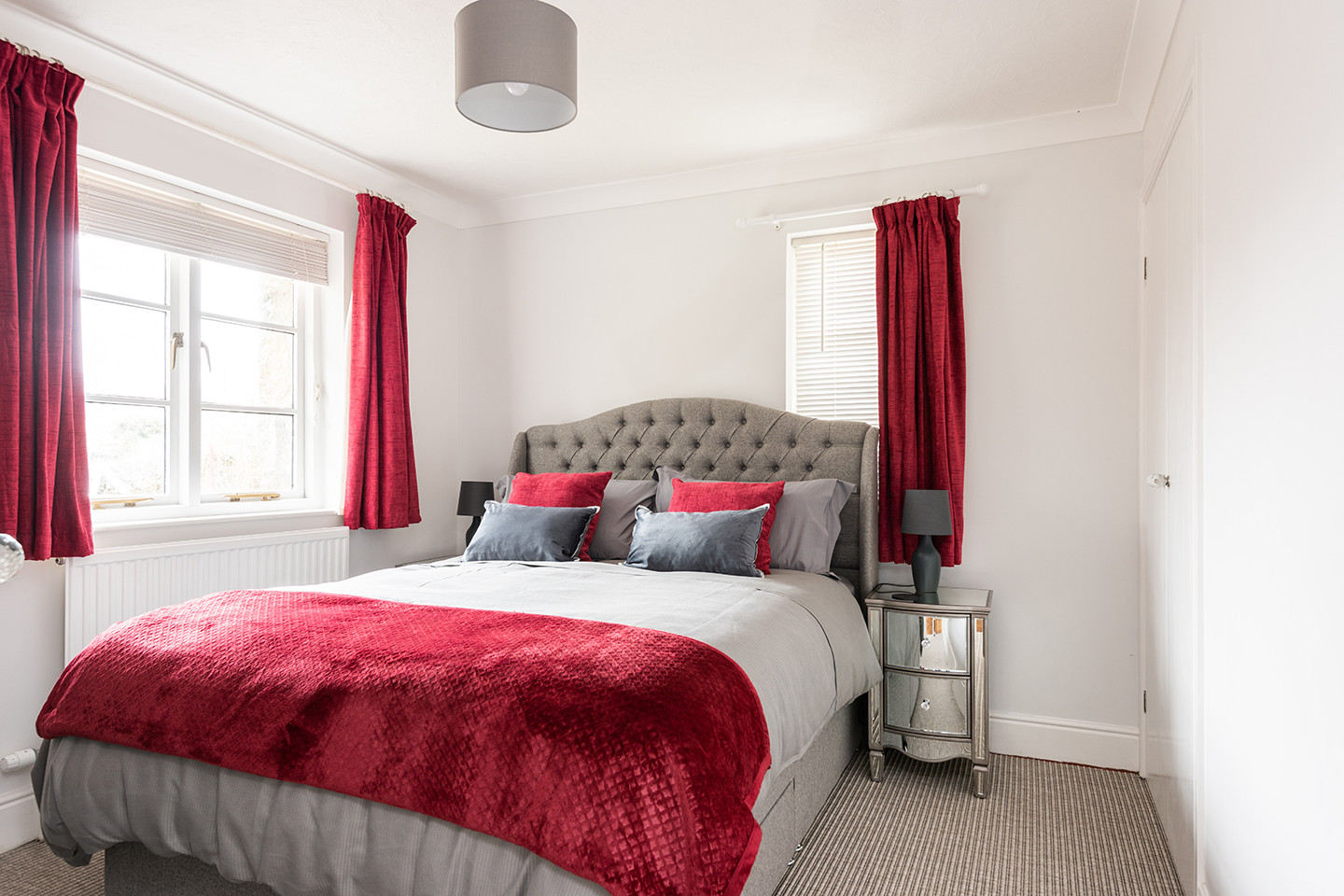 Bedroom 2 with double bed.