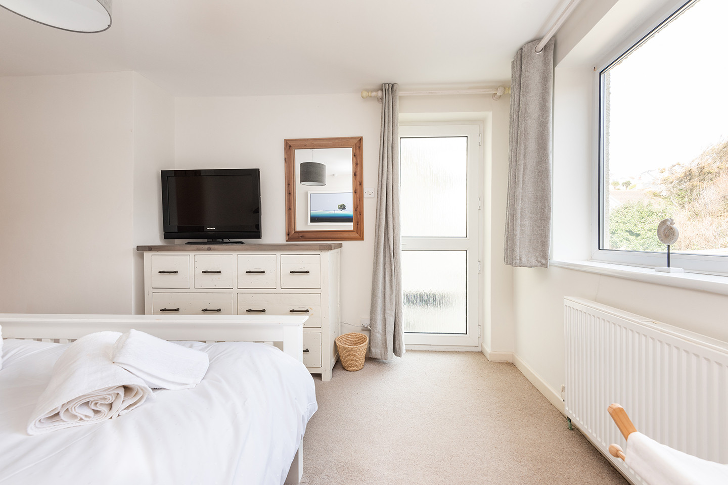 The first downstairs bedroom. 