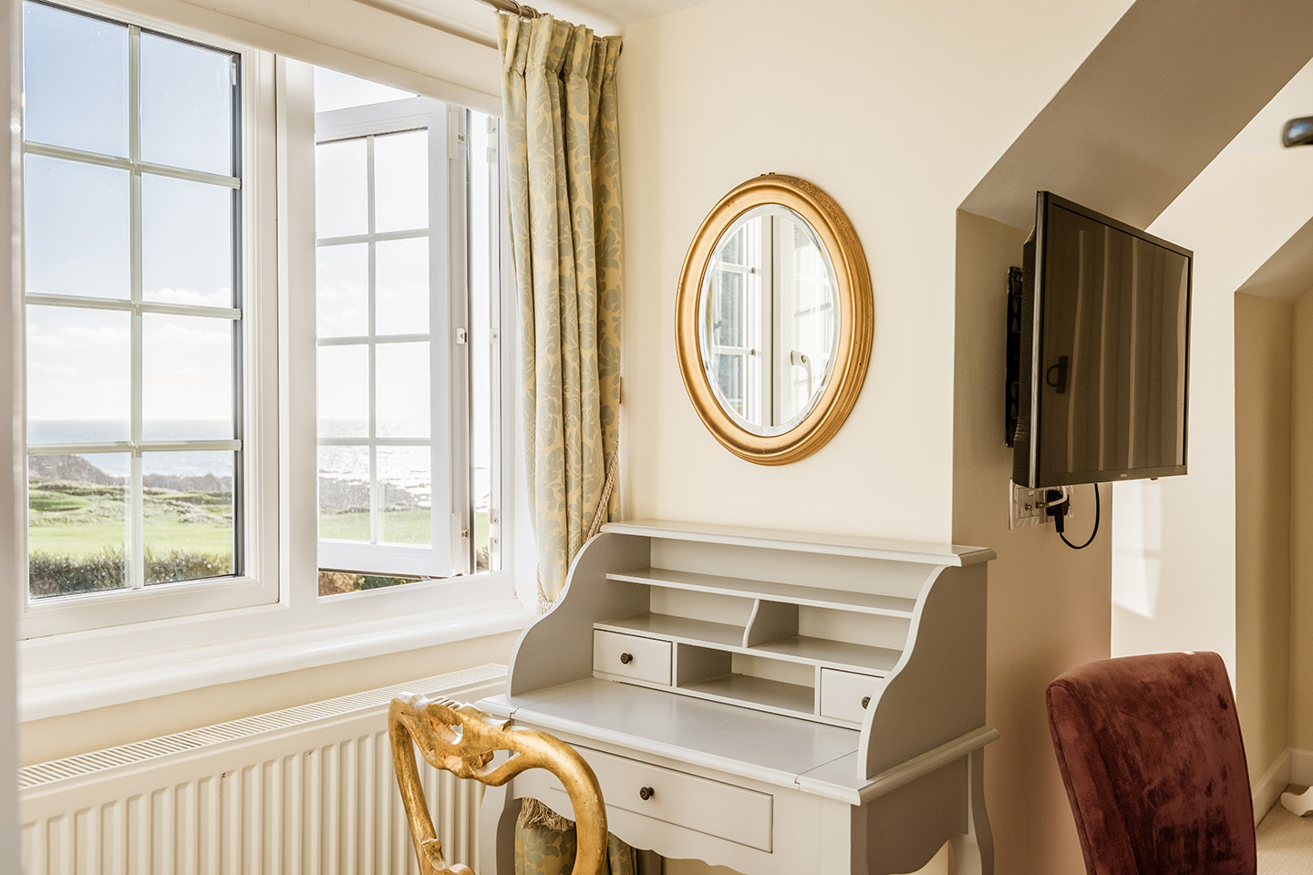 Master Bedroom dressing table with views.