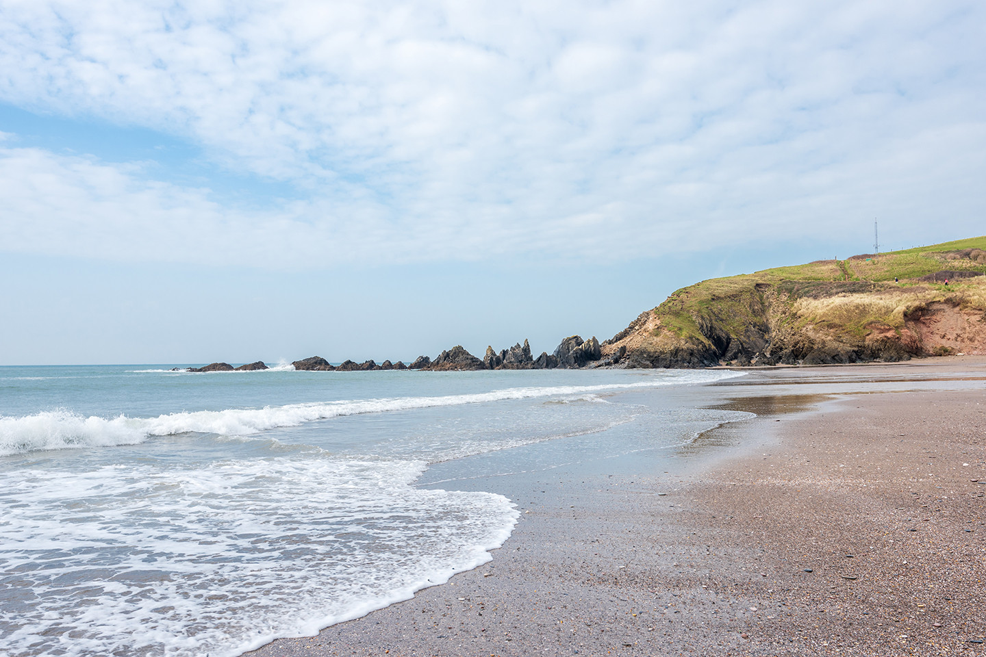 The beach! 100 metres away