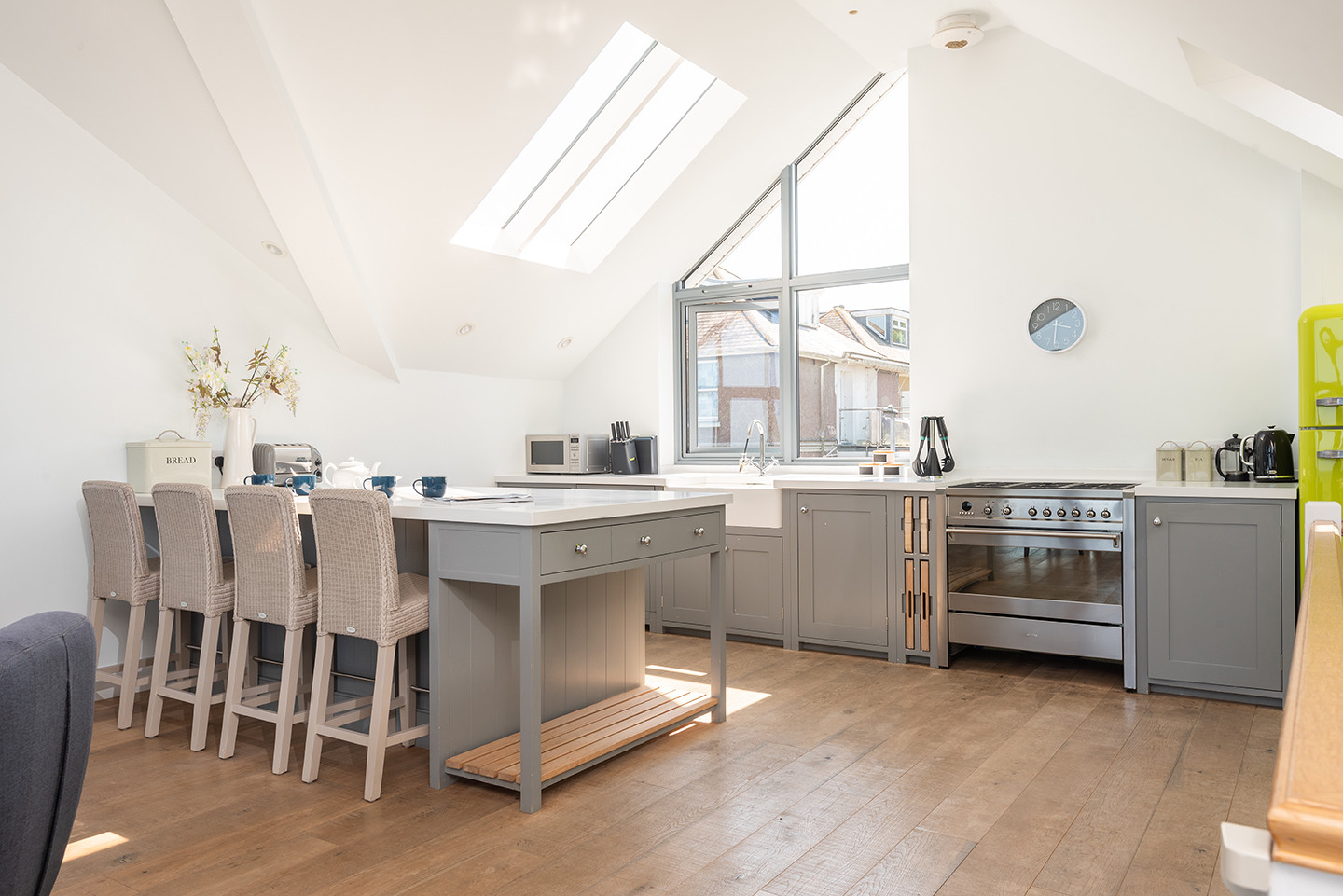 A closer look at the kitchen 