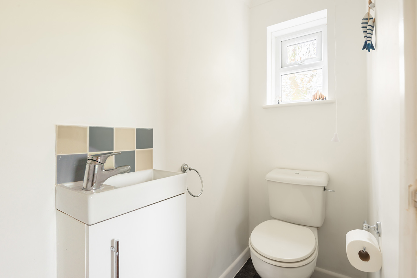 Convenient downstairs WC