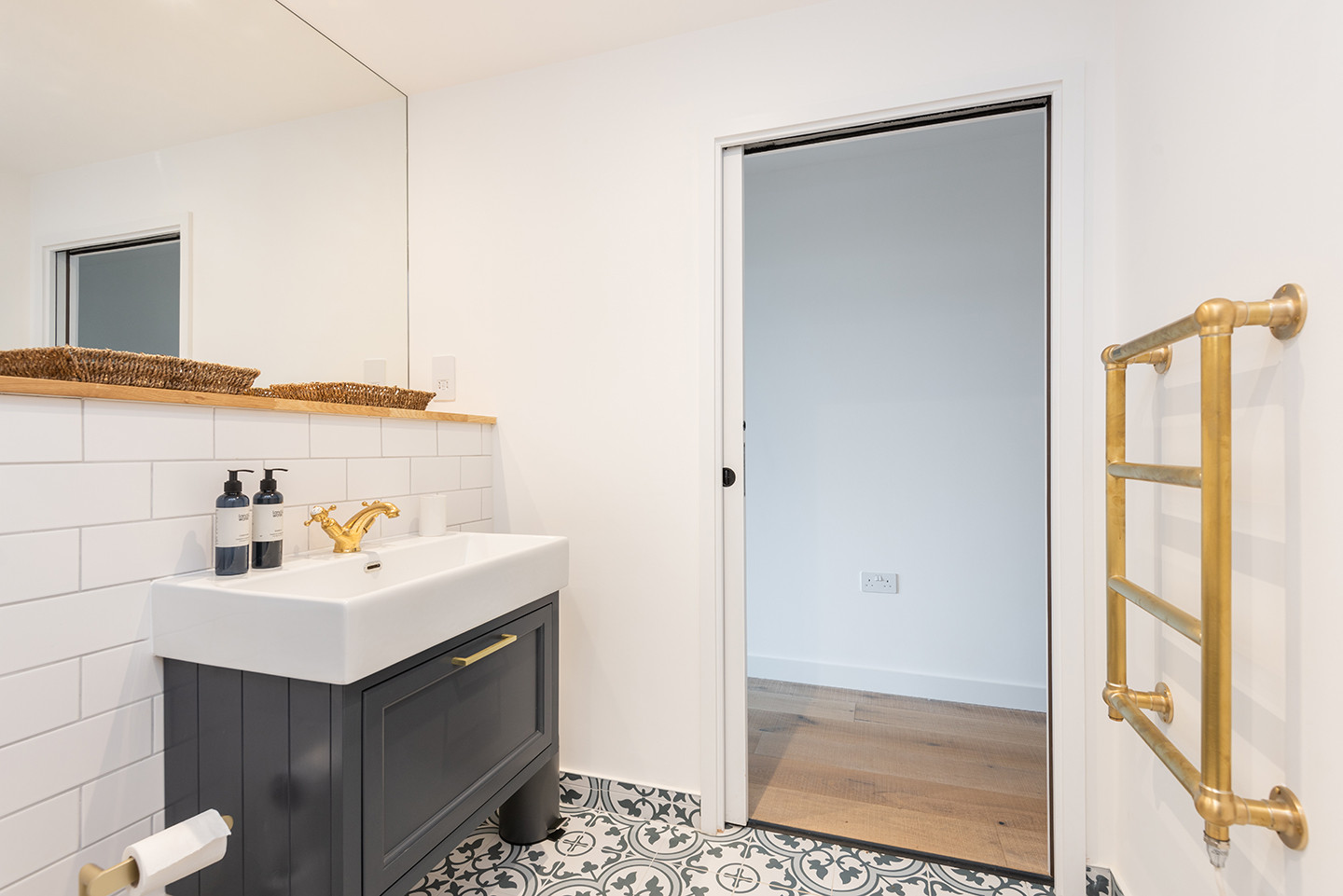 Bathroom (accessed from Bedroom 1 and the hall)