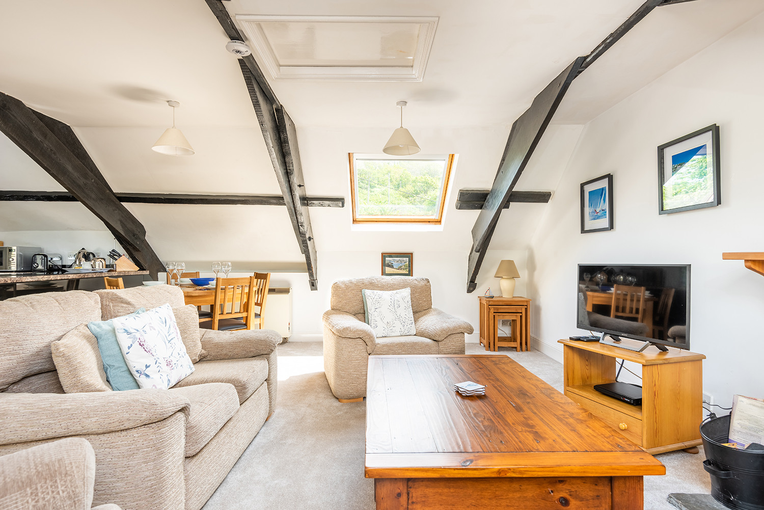 The Spacious living room