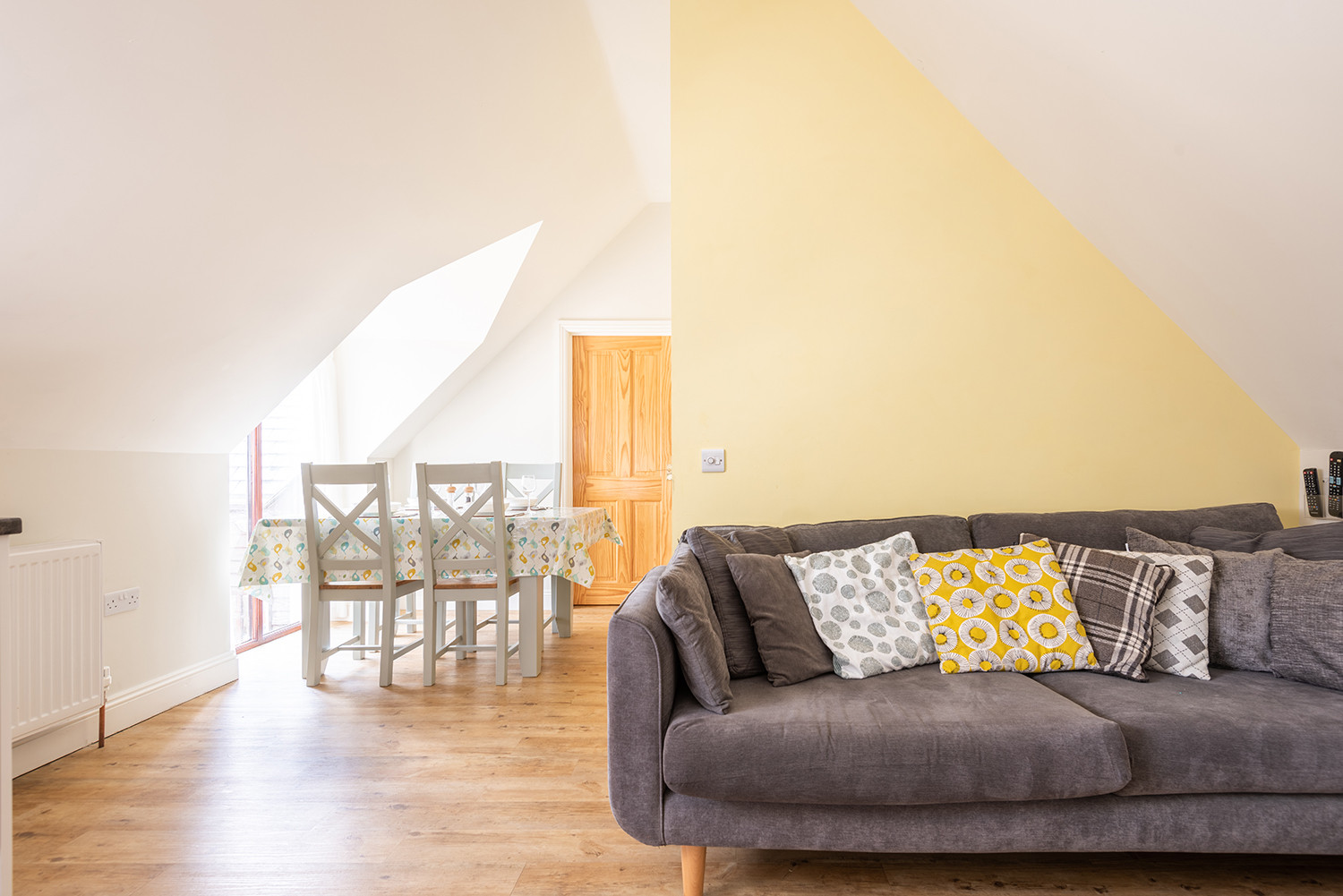 The lounge and dining area 