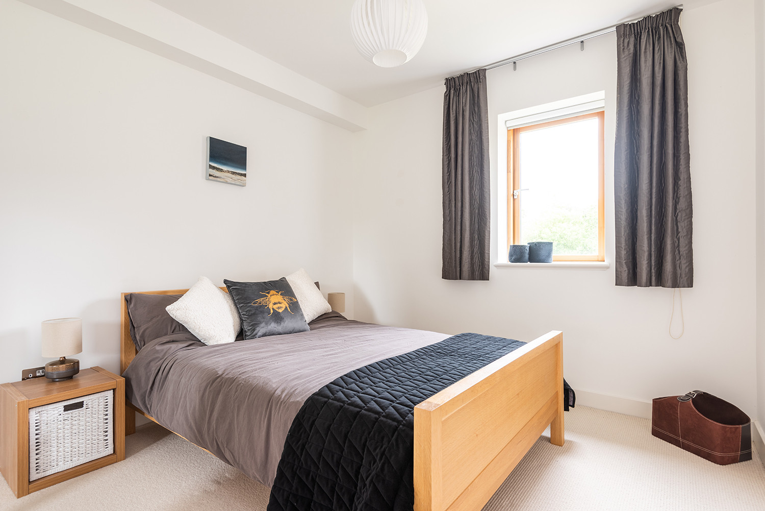 Bedroom 2 with double bed.