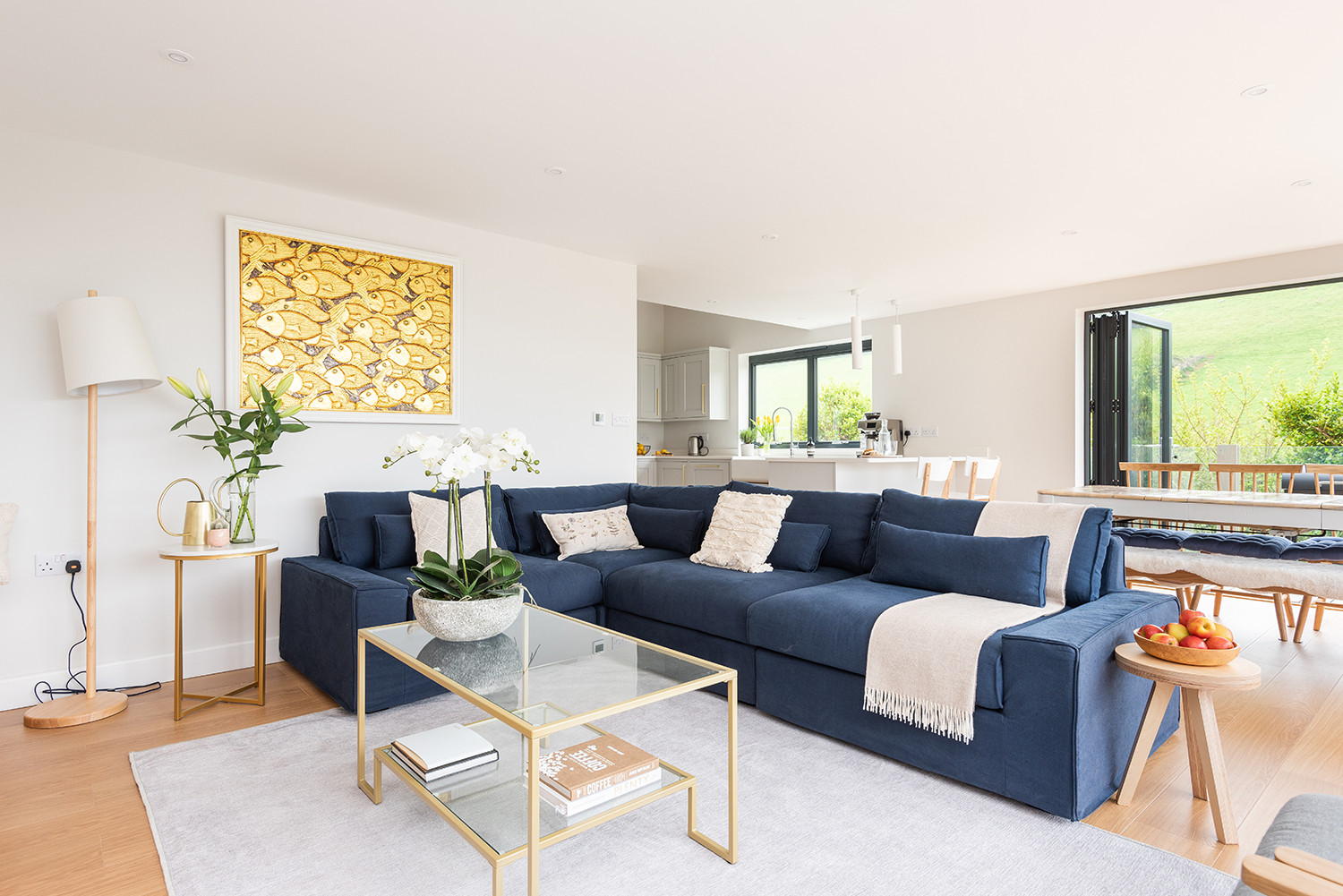 The comfy lounge area 