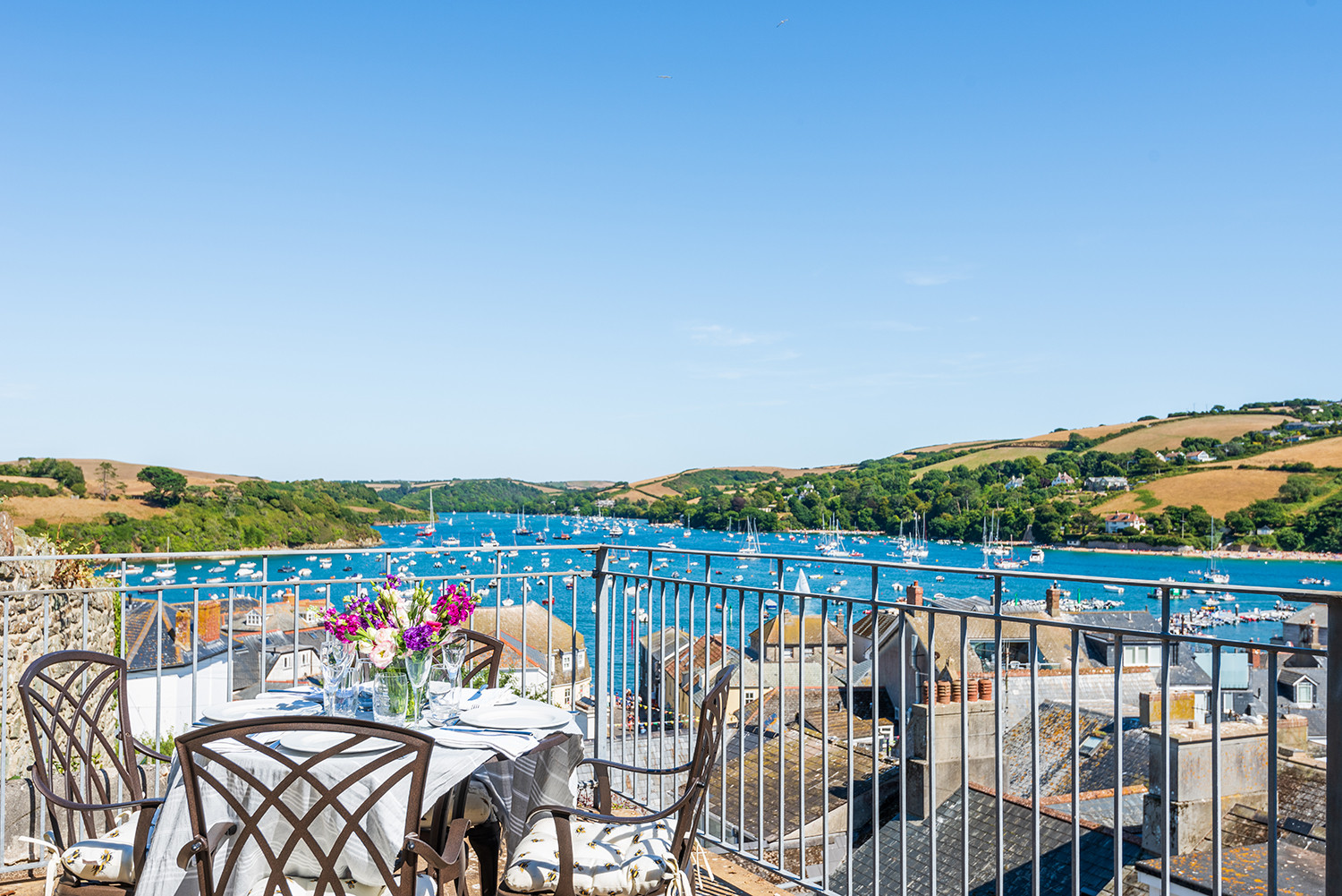 Spectacular views from roof terrace