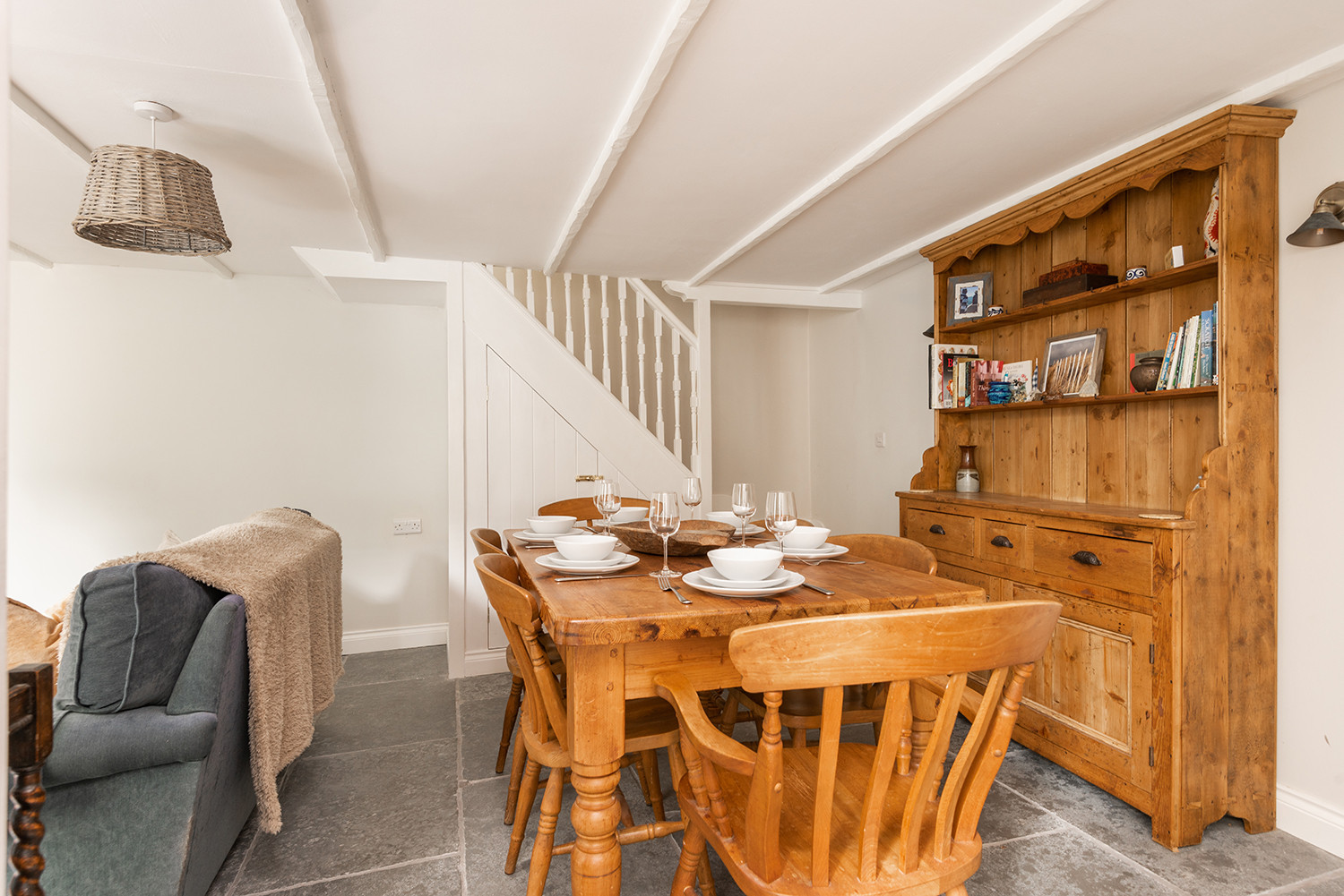 Another view of the dining area.