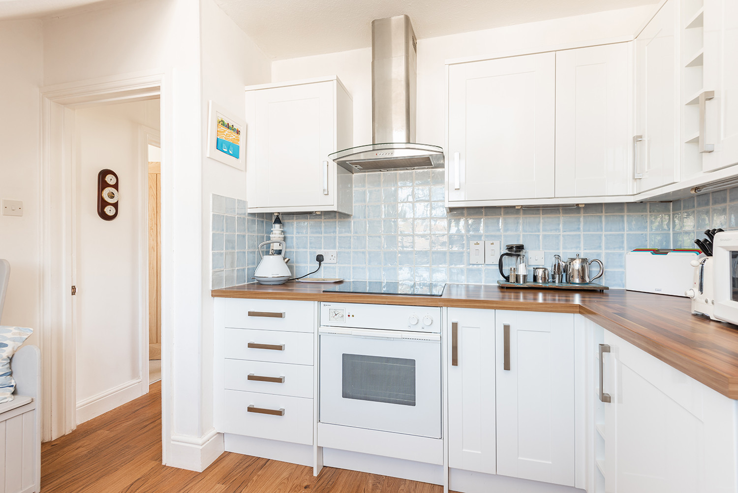 A closer look at the kitchen 