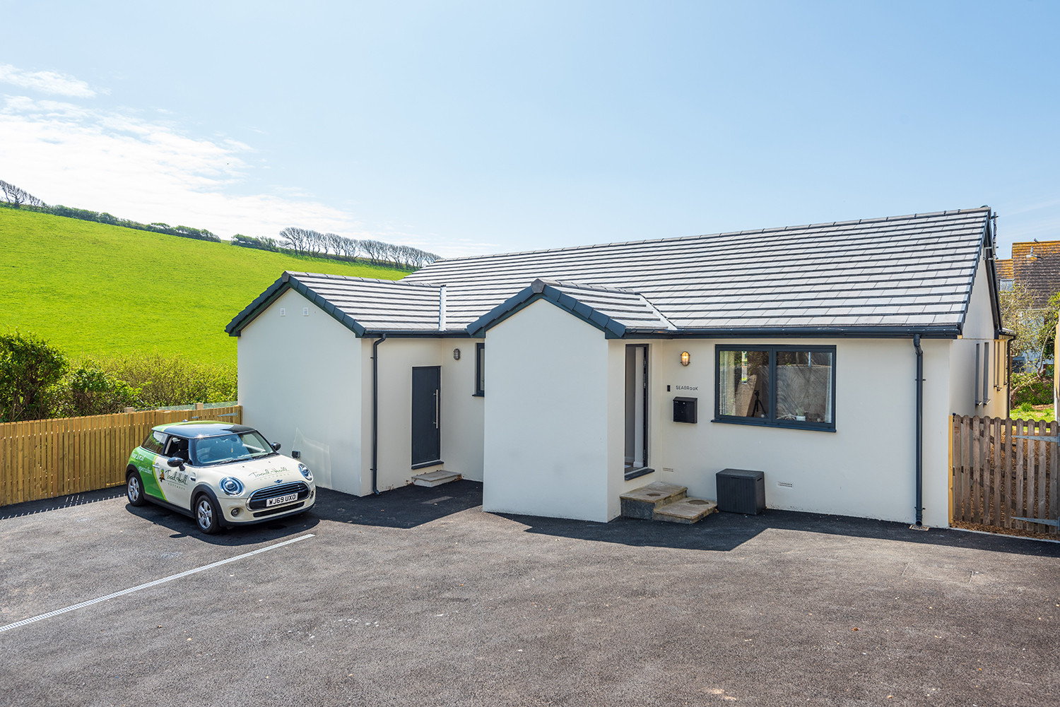 The front of Seabrook, with space for 3 cars 