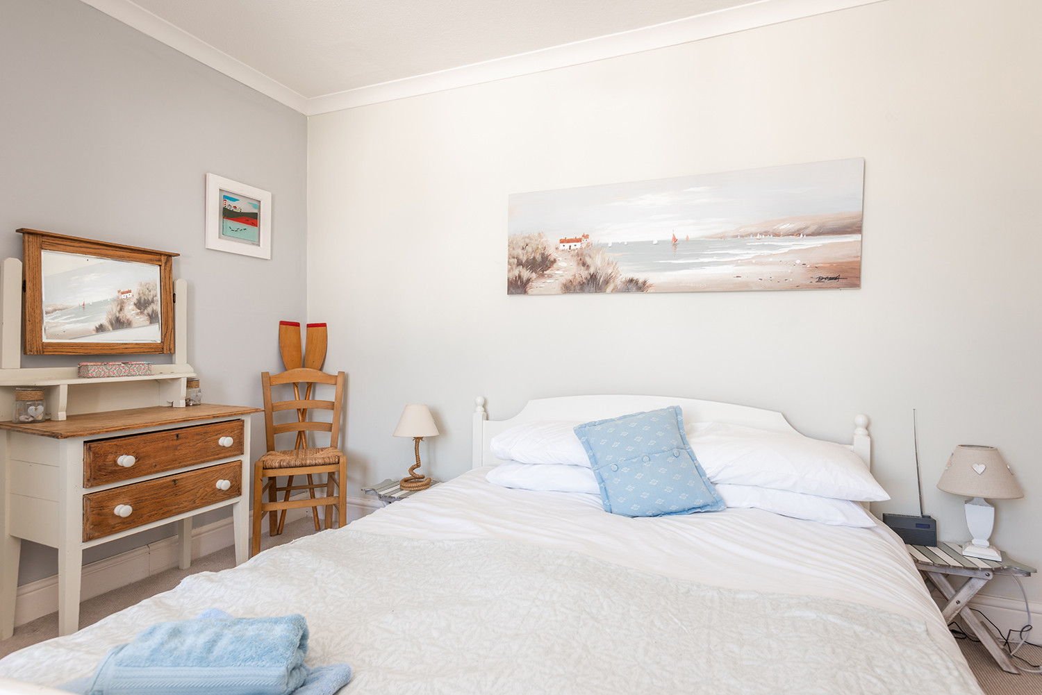 A closer look at the master bedroom 